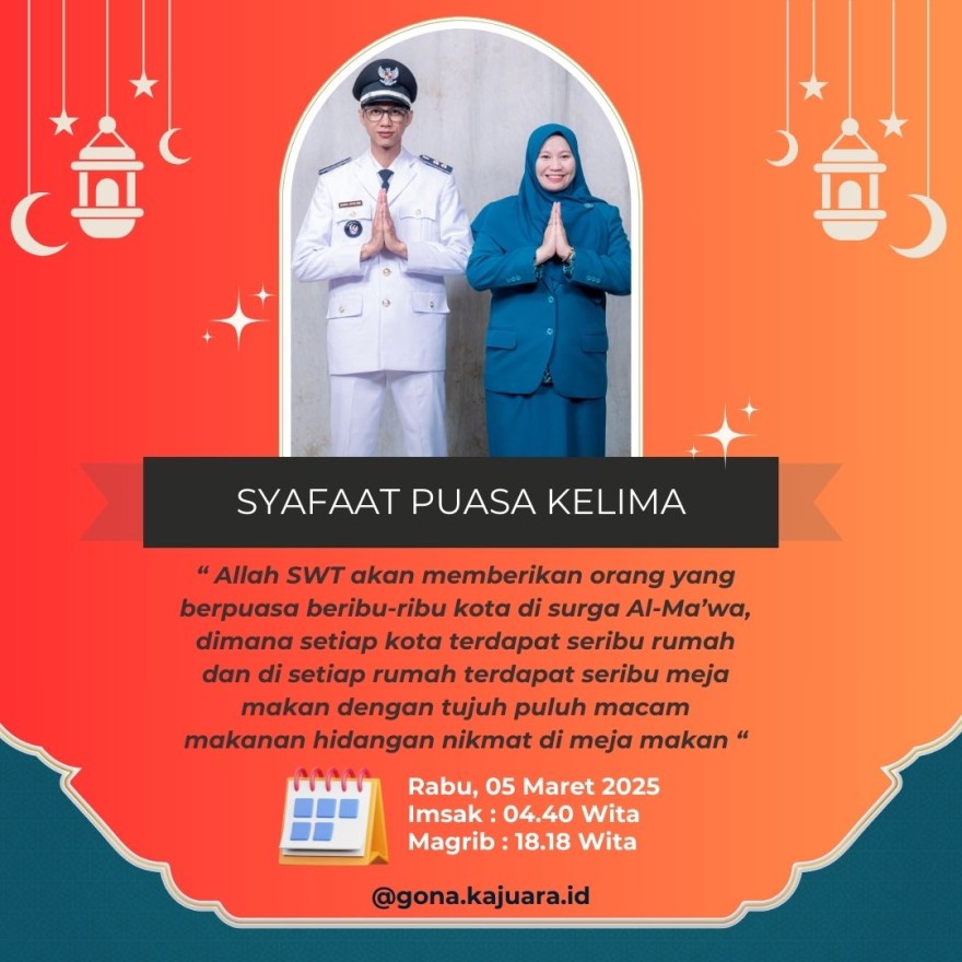 SYAFAAT PUASA KELIMA
